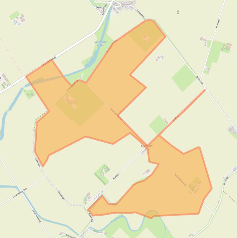 Kaart van postcodegebied 4515ND.