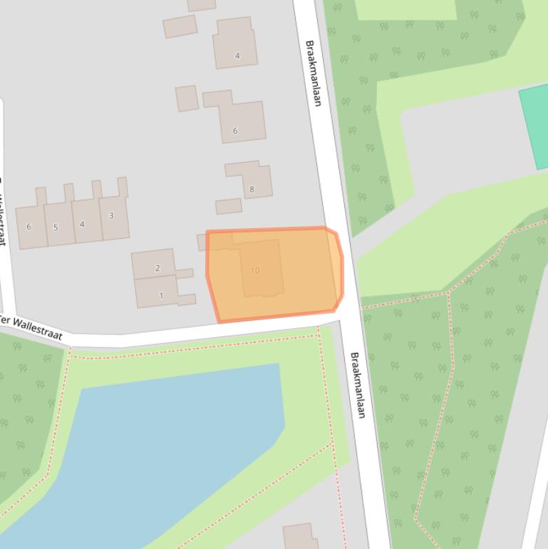 Kaart van postcodegebied 4521AB.