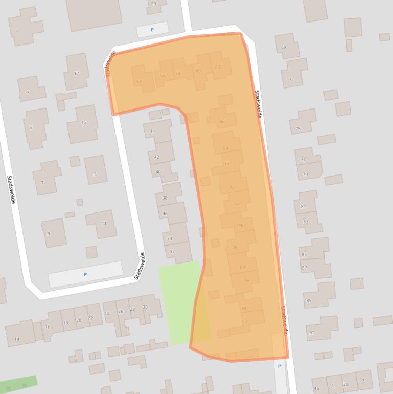 Kaart van postcodegebied 4521BB.