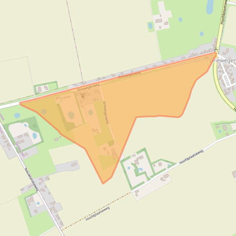 Kaart van postcodegebied 4521GV.