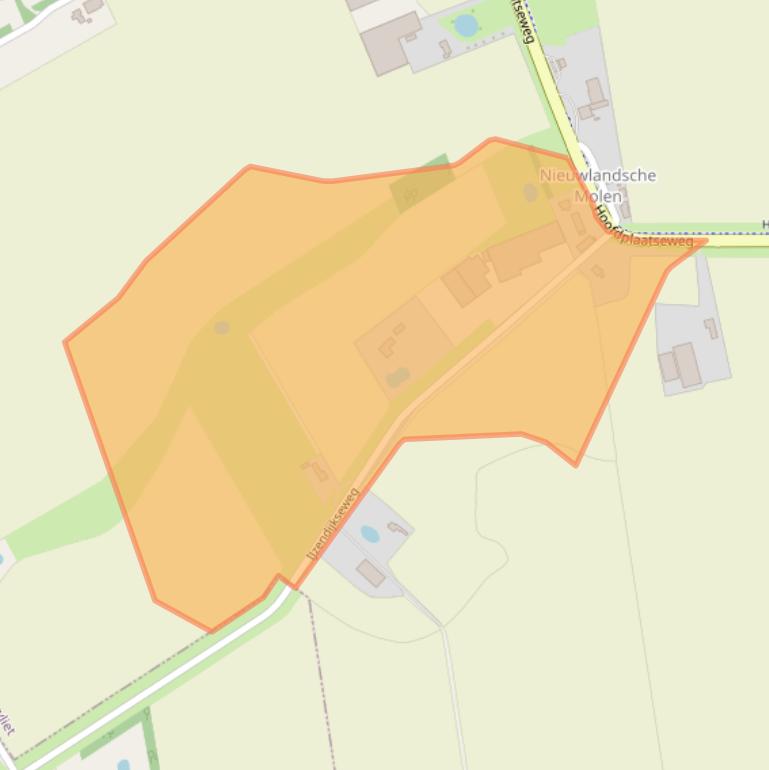 Kaart van postcodegebied 4521GX.