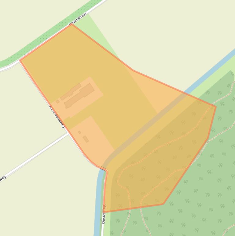 Kaart van postcodegebied 4521PL.