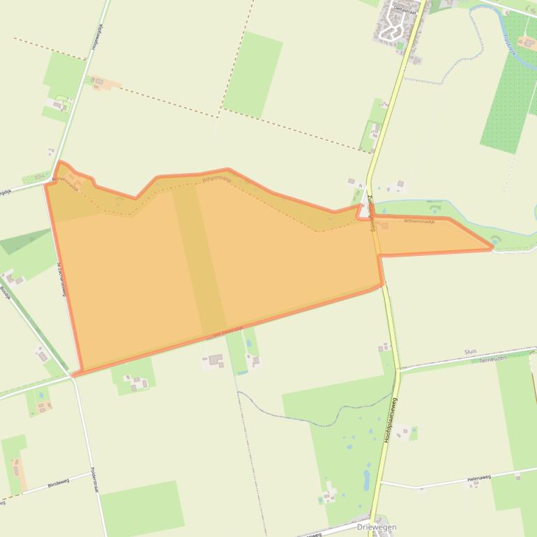 Kaart van postcodegebied 4522GP.