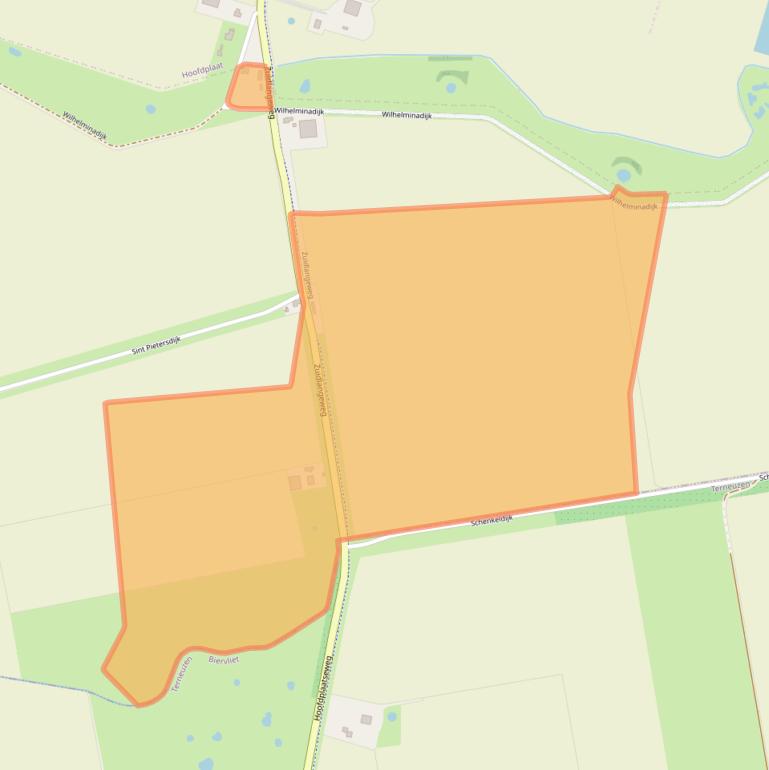 Kaart van postcodegebied 4522GR.