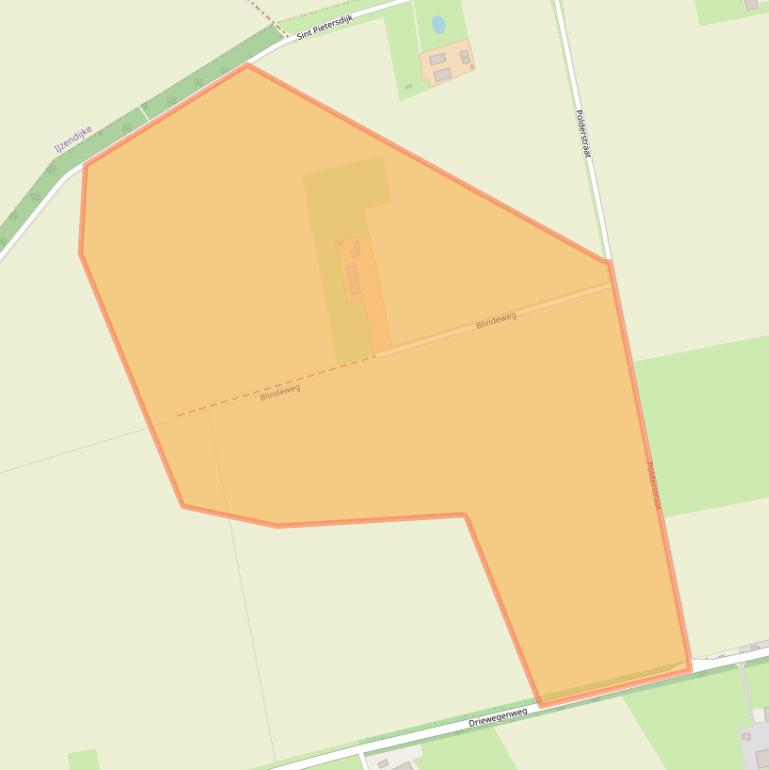 Kaart van postcodegebied 4522GV.