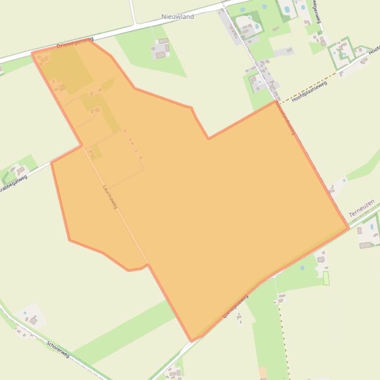 Kaart van postcodegebied 4522GZ.