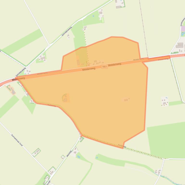 Kaart van postcodegebied 4522NB.