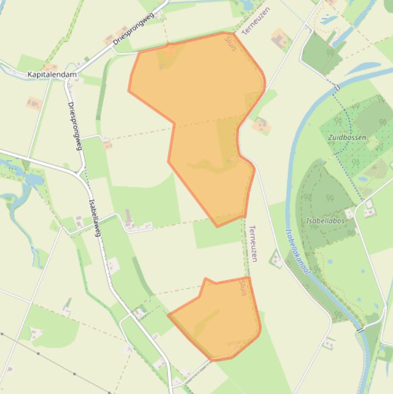 Kaart van postcodegebied 4522PA.