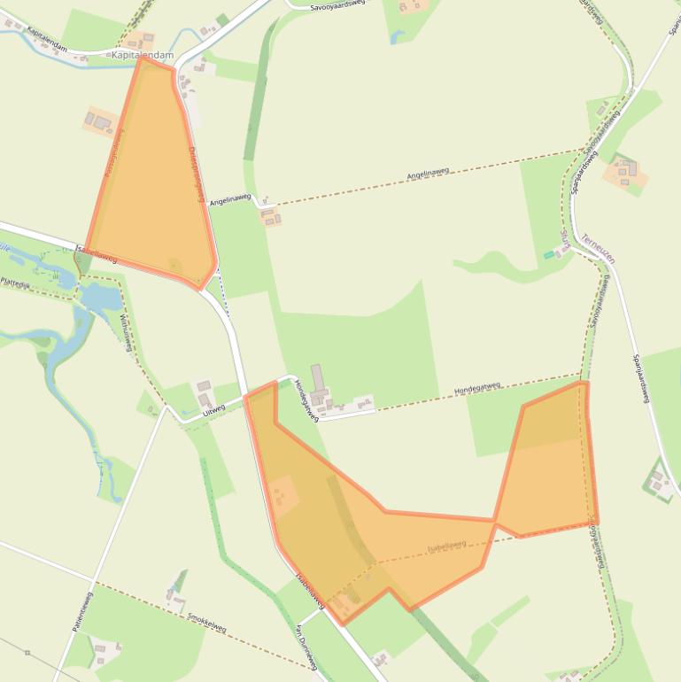 Kaart van postcodegebied 4522PL.