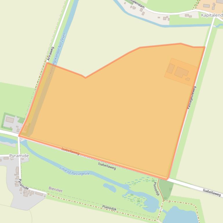 Kaart van postcodegebied 4522PZ.