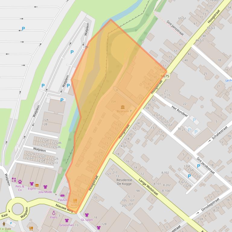 Kaart van postcodegebied 4524AA.