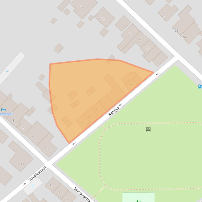 Kaart van postcodegebied 4524AH.