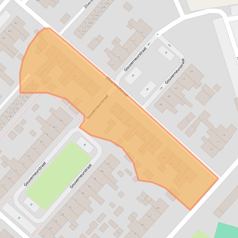 Kaart van postcodegebied 4524BA.