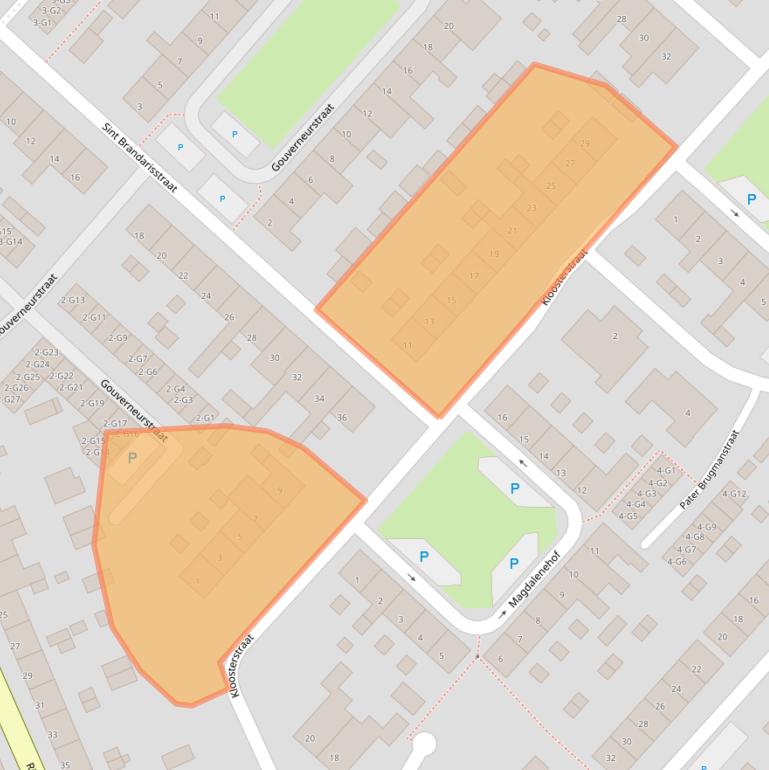 Kaart van postcodegebied 4524BJ.