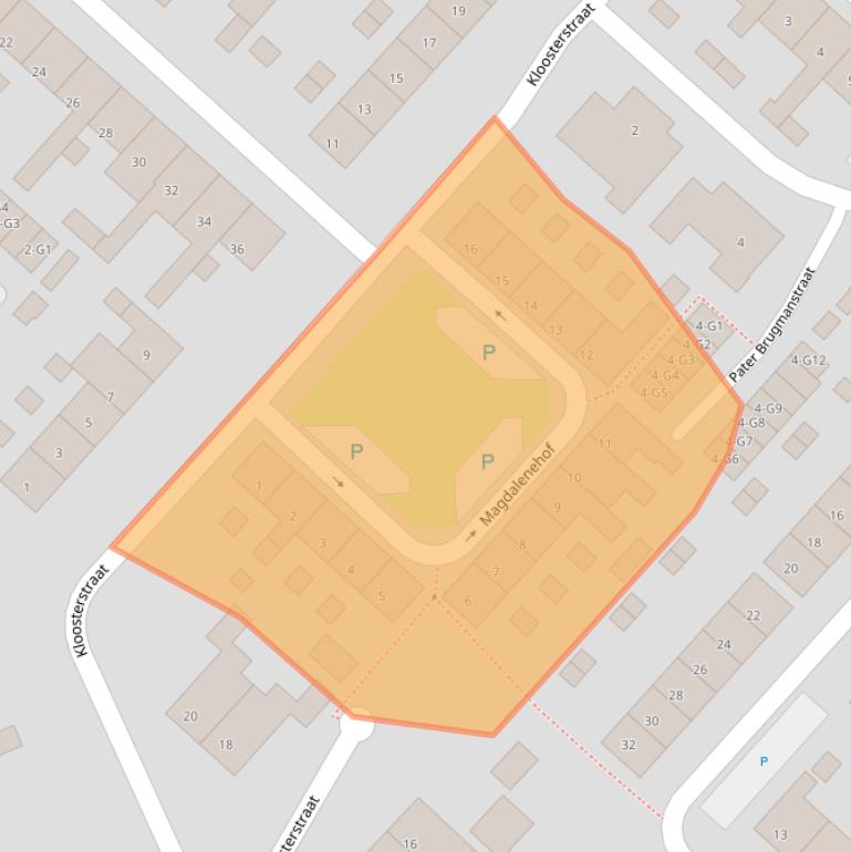 Kaart van postcodegebied 4524BN.