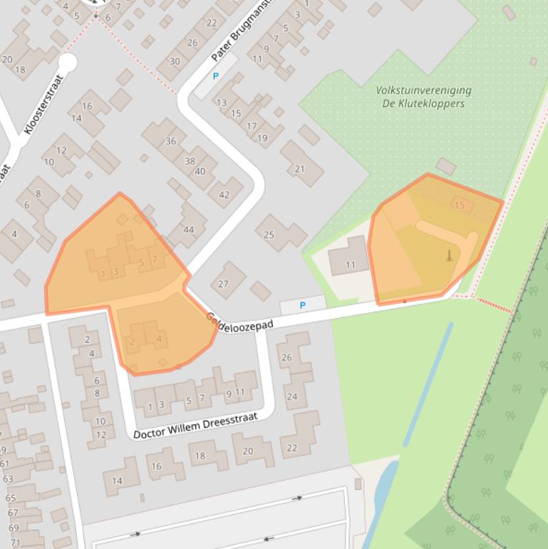 Kaart van postcodegebied 4524BZ.