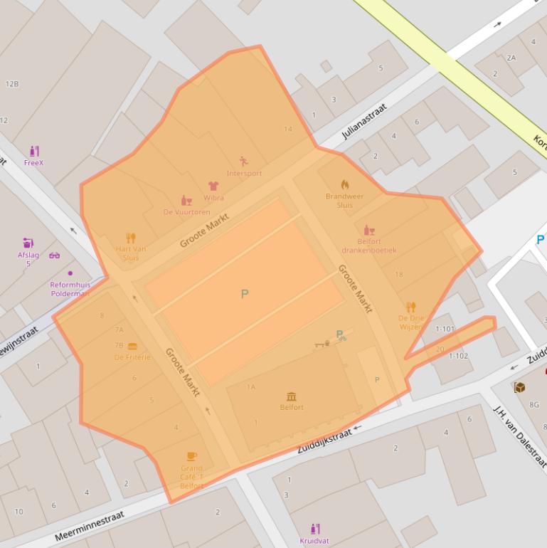 Kaart van postcodegebied 4524CD.