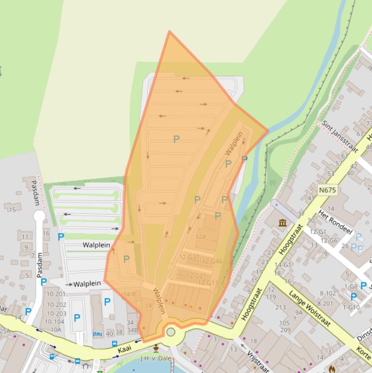 Kaart van postcodegebied 4524CJ.