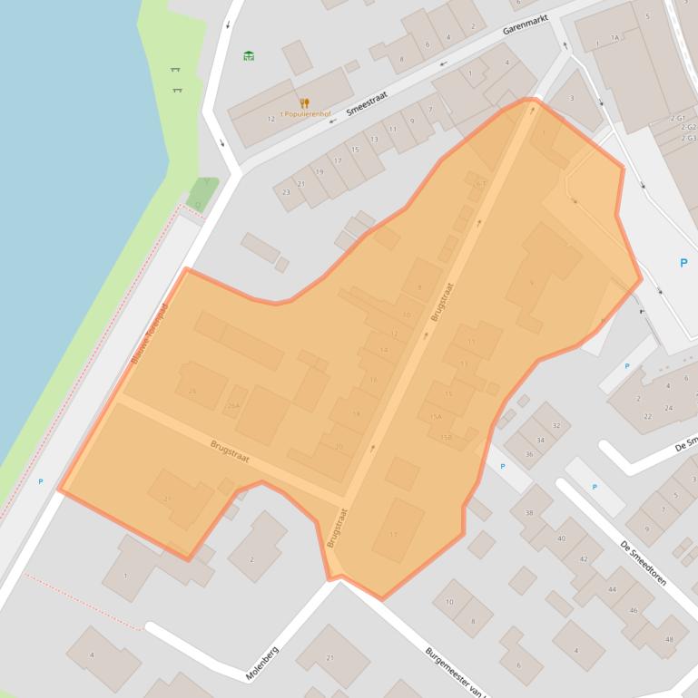 Kaart van postcodegebied 4524CP.