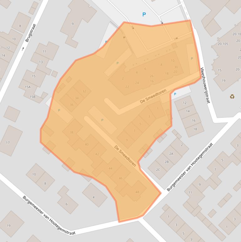 Kaart van postcodegebied 4524DB.