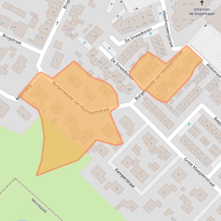 Kaart van postcodegebied 4524EM.