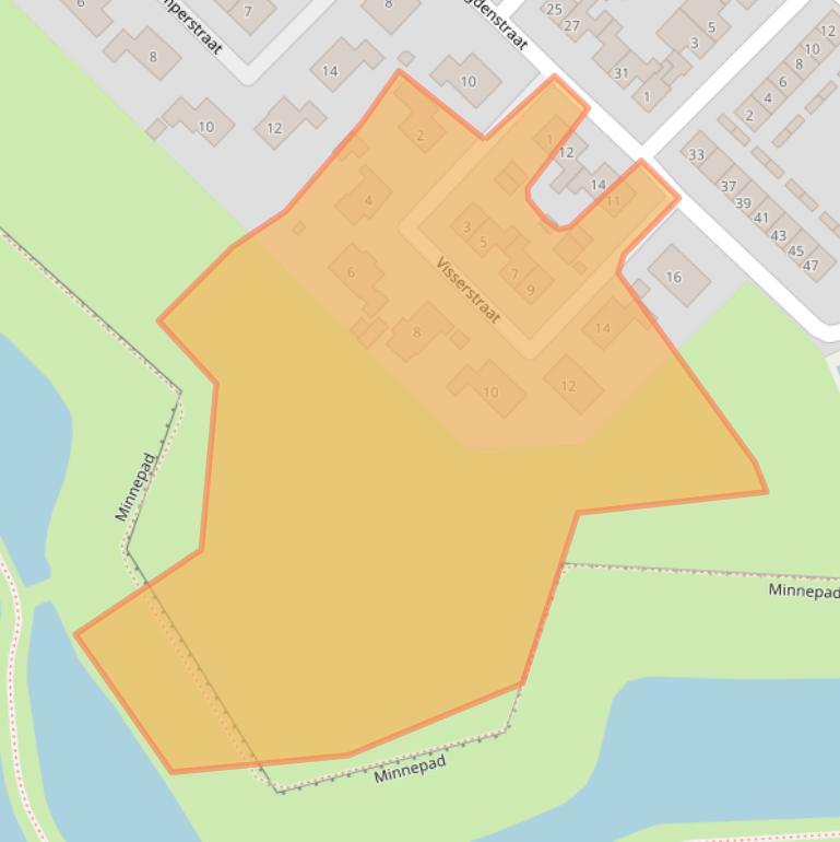 Kaart van postcodegebied 4524EZ.