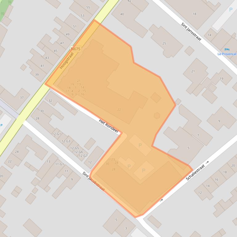 Kaart van postcodegebied 4524GA.