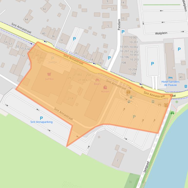 Kaart van postcodegebied 4524JB.