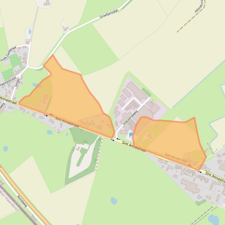 Kaart van postcodegebied 4524JG.