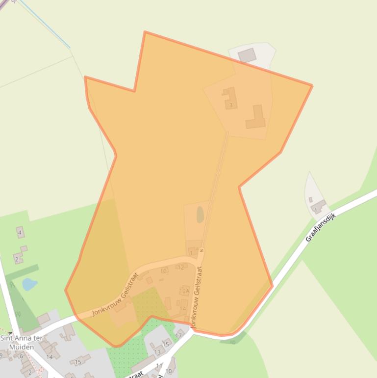 Kaart van postcodegebied 4524JN.