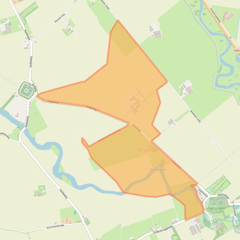 Kaart van postcodegebied 4524KG.