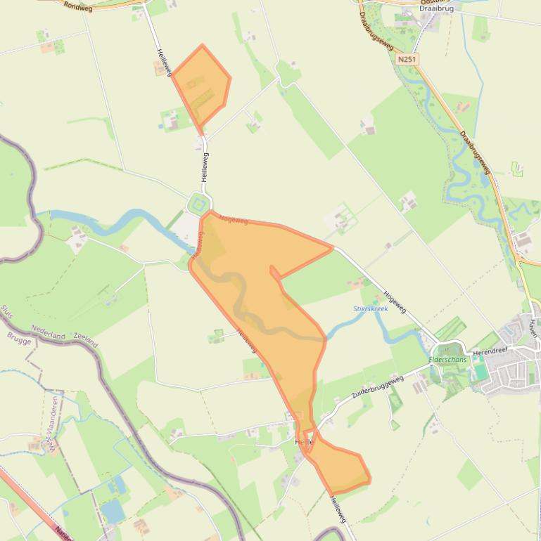 Kaart van postcodegebied 4524KL.