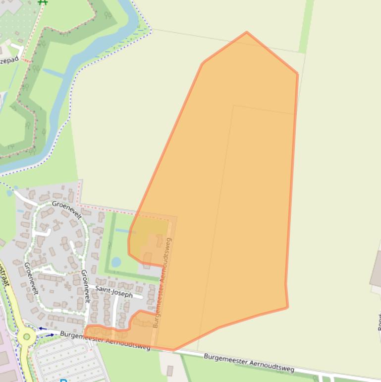 Kaart van postcodegebied 4524KZ.