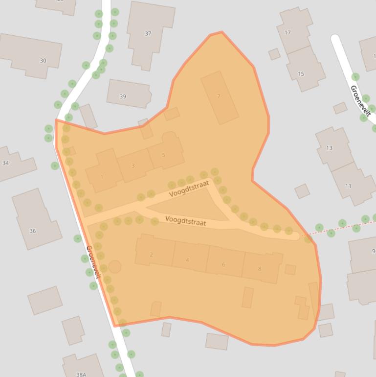 Kaart van postcodegebied 4524MC.