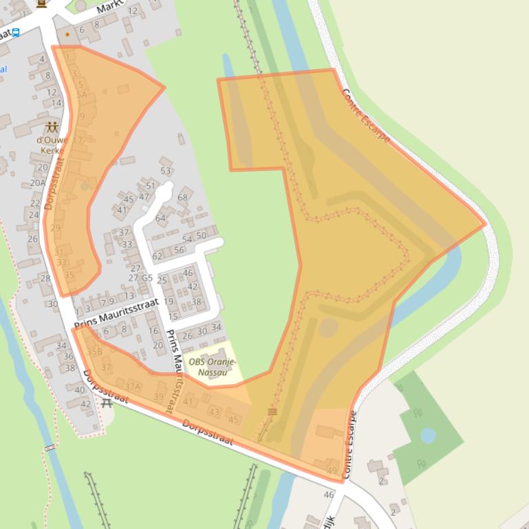 Kaart van postcodegebied 4525AG.