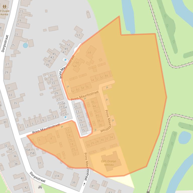 Kaart van postcodegebied 4525AK.