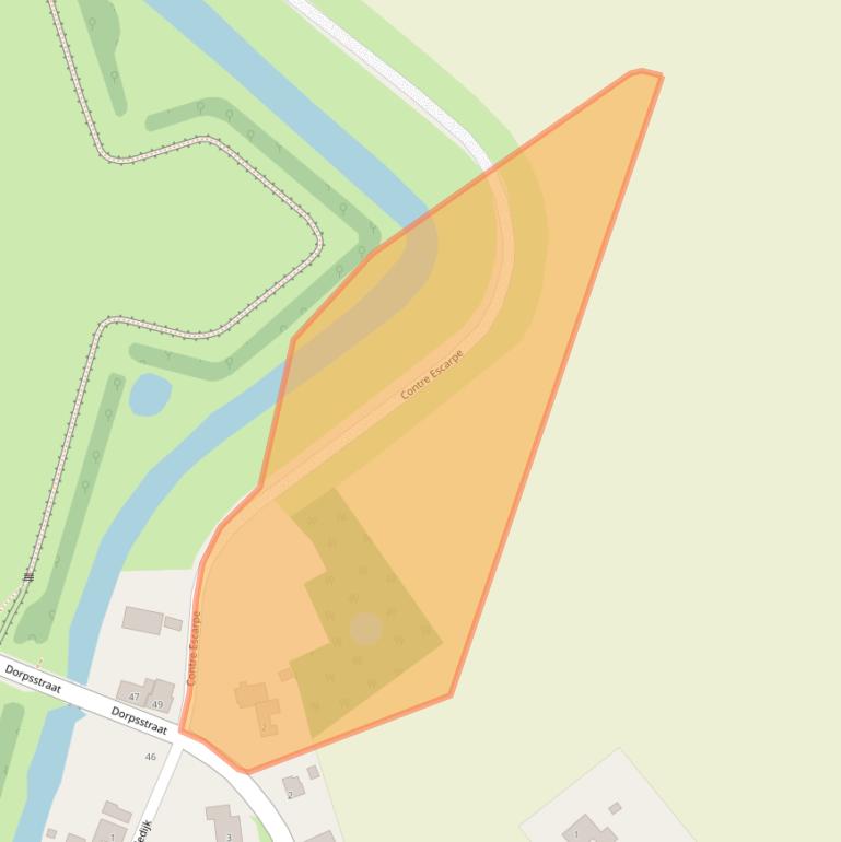 Kaart van postcodegebied 4525LB.