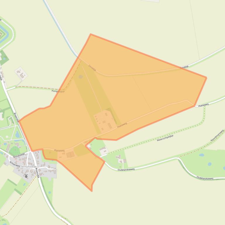 Kaart van postcodegebied 4525LJ.