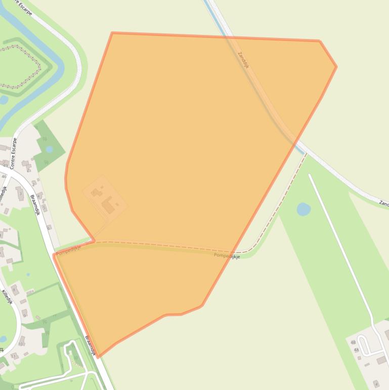 Kaart van postcodegebied 4525LR.