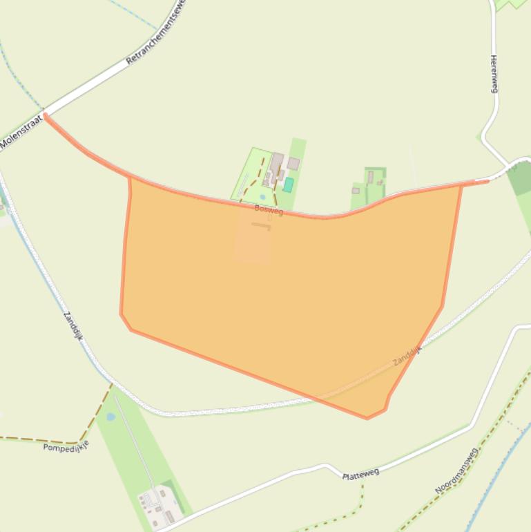 Kaart van postcodegebied 4525LS.