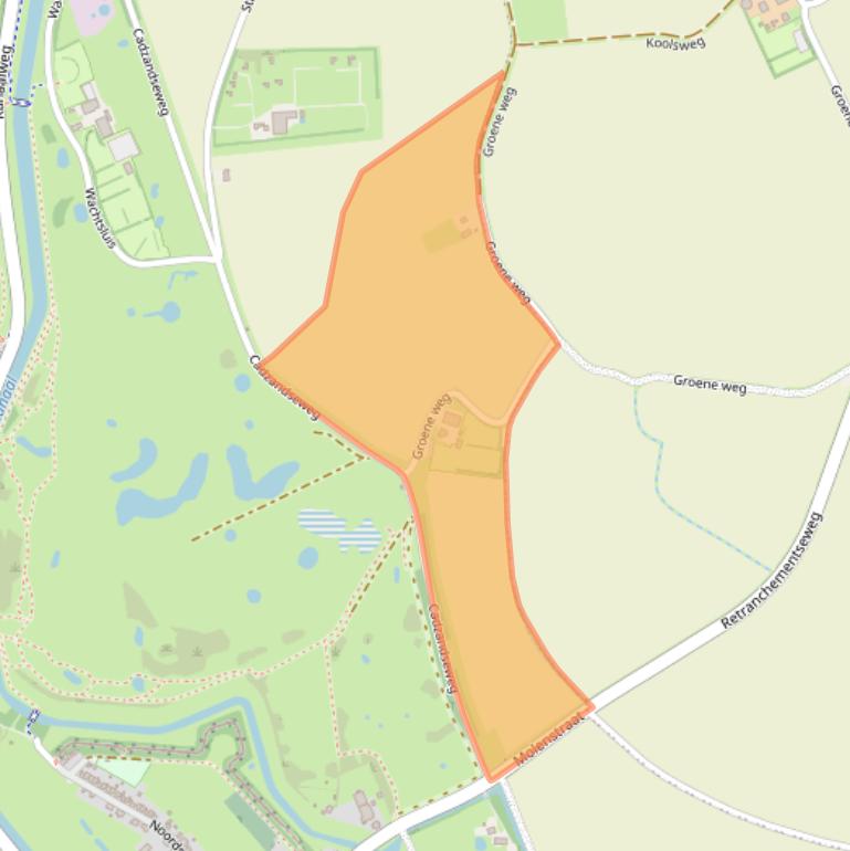 Kaart van postcodegebied 4525LV.