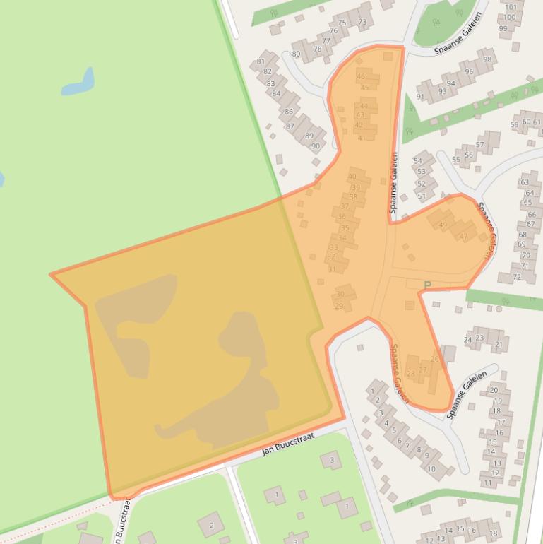 Kaart van postcodegebied 4525NR.