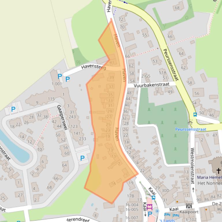 Kaart van postcodegebied 4527AA.