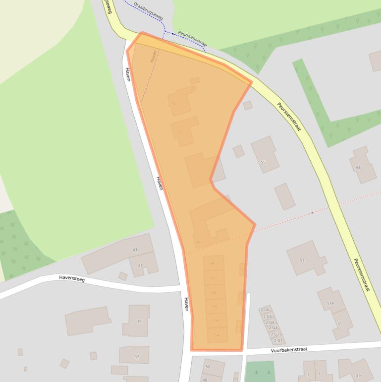 Kaart van postcodegebied 4527AC.