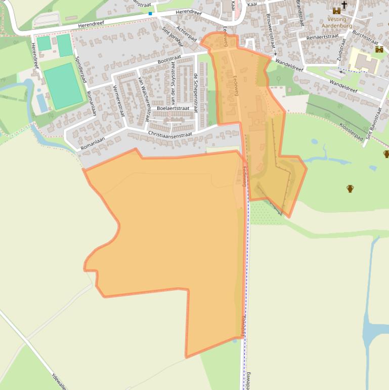 Kaart van postcodegebied 4527AK.