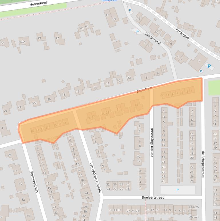 Kaart van postcodegebied 4527AM.