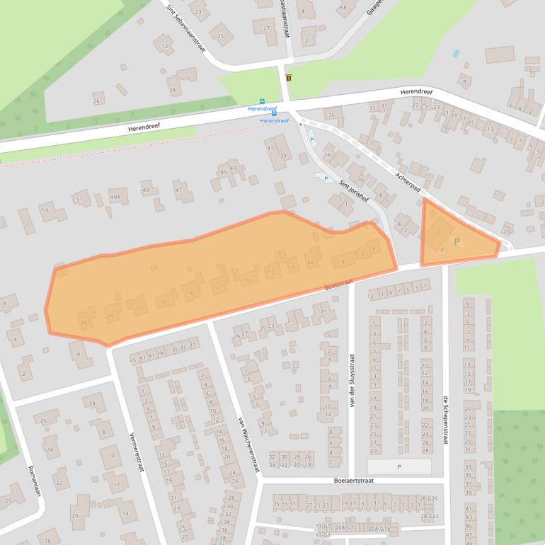 Kaart van postcodegebied 4527AN.