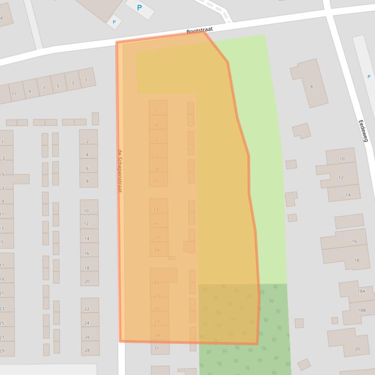 Kaart van postcodegebied 4527AP.