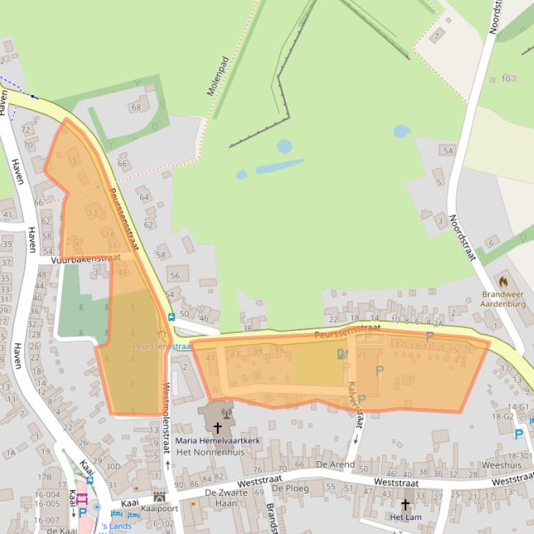 Kaart van postcodegebied 4527BK.