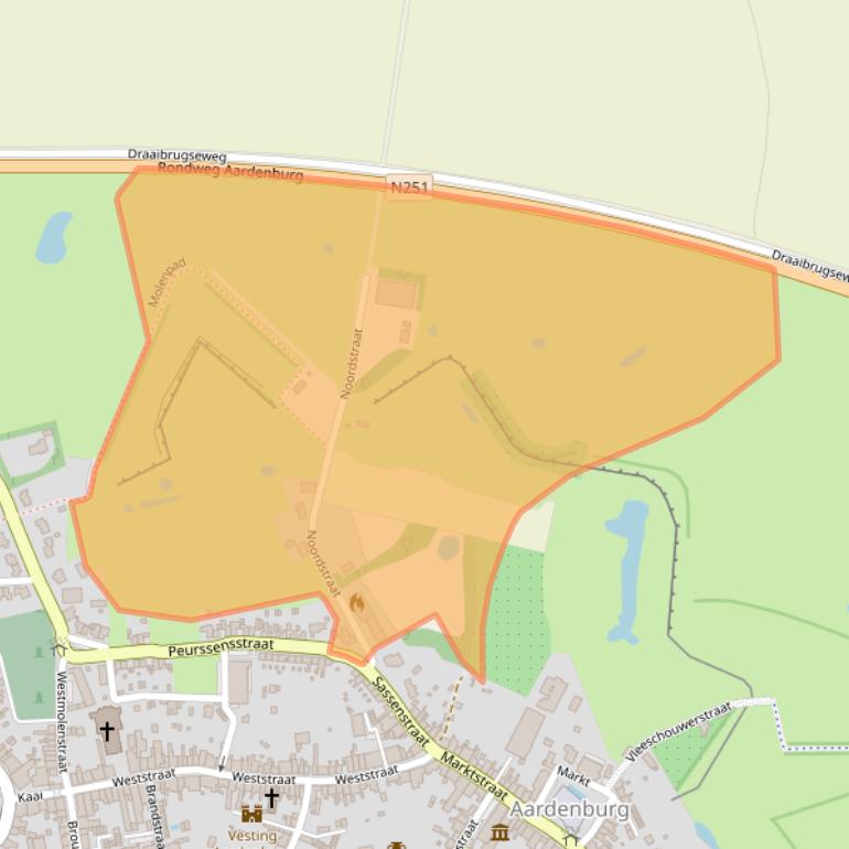 Kaart van postcodegebied 4527BN.